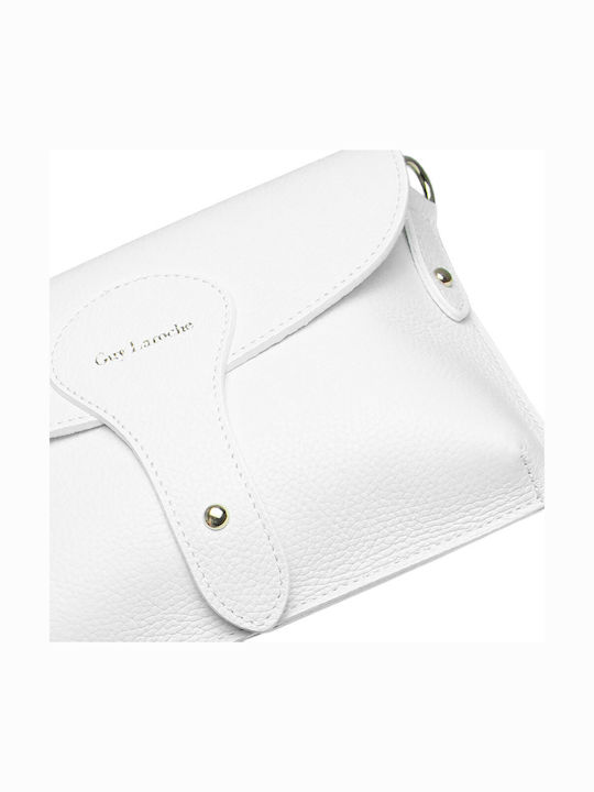 Leder Damenhandtasche Crossbody Weiße