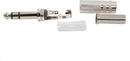 Stereo 6.3 Mm Male Audio Jack Connector