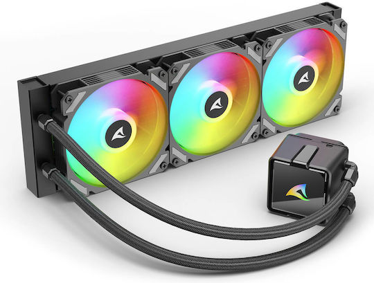 Sharkoon S60 Răcire cu lichid AIO CPU cu 3 Ventilatoare de 120mm și Iluminare ARGB