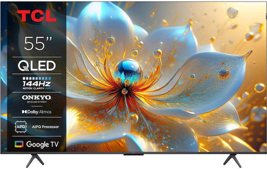 TCL Smart Τηλεόραση 55" 4K UHD QLED 55P81K HDR (2025)