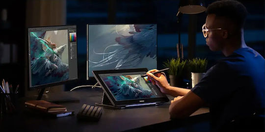 Huion Kamvas Pro 16 Plus (4K) Γραφίδα Σχεδίασης με Όθονη 4K 15.6"