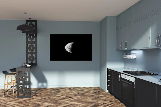 iLovePrints Gemälde Half Moon In Space Míši Selíni Sto Diástima 100x70