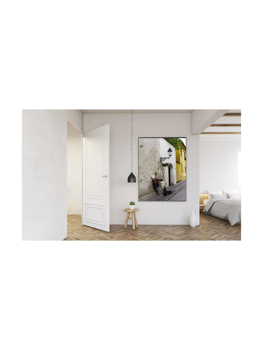 Painting Street Musician In A Quaint Alley Musician Of The Street A Picturesque Alley 70x100