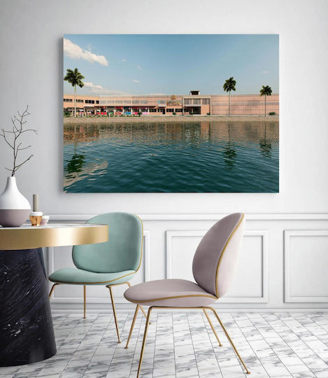 Панел Modern Waterfront Shopping Center Модерен Търговски Център На Морето 100x70