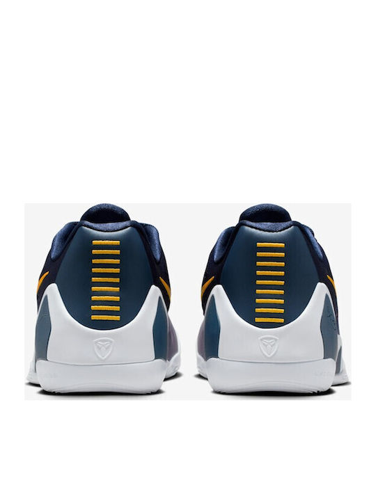 Kobe 9 EM Elite Low EM Protro Lakers Away Low Basketball Shoes Thunder Blue Laser Orange Football Grey Daybreak