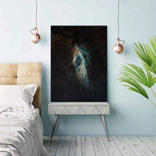 Πίνακας Illuminated Cave Walls Φωτισμένοι Τοίχοι Σπηλαίων 80x120