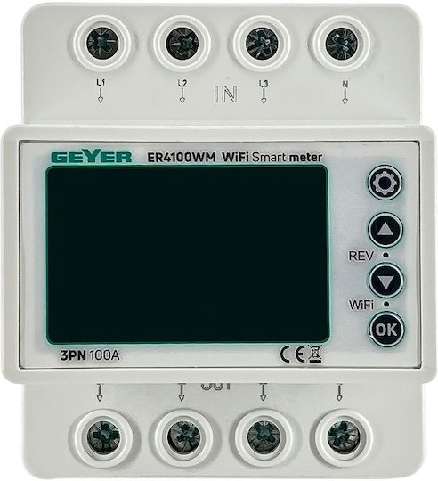 Geyer Energy Analyzer Electric Panel Rail ER4100WM
