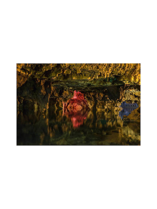 Panou Illuminated Cave Reflection Cu Iluminare LED 120x80