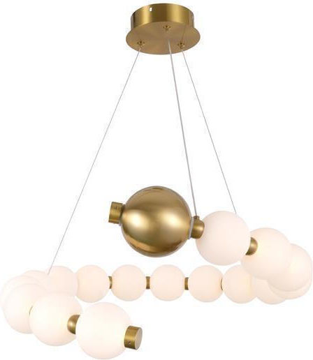 Eurolamp Trea Deckenleuchte Bronze LED mit Warmen Weiß Licht 53x15x124cm