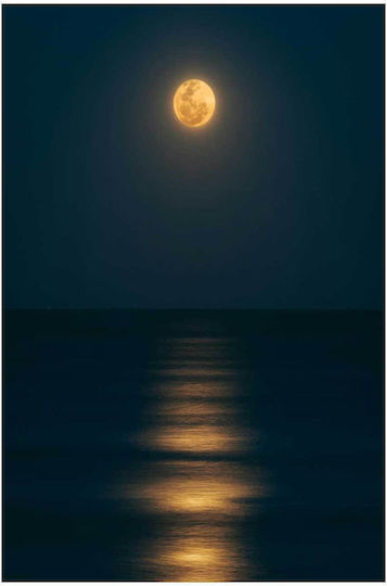 iLovePrints Moonlit Sea Gemälde Φεγγαρόλουστη Θάλασσα 115x170