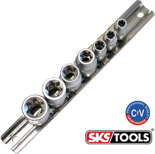 Set Prize Torx Femele 7 Bucăți ¼ + & ⅜ Inch
