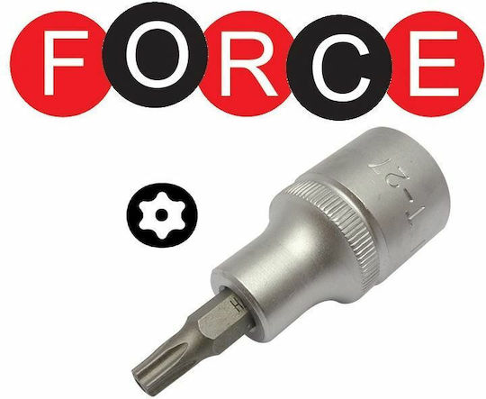 Force Cheie tubulară cu Vârf Torx și Patrat de Prindere 1/2'' Dimensiune T40x55mm 1buc