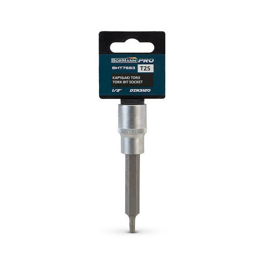 Bormann Pro Walnut with Torx Head and Socket 1/2'' Size T25 1pcs
