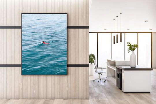 Πίνακας Surfer In Sea Σέρφερ Στη Θάλασσα 80x120