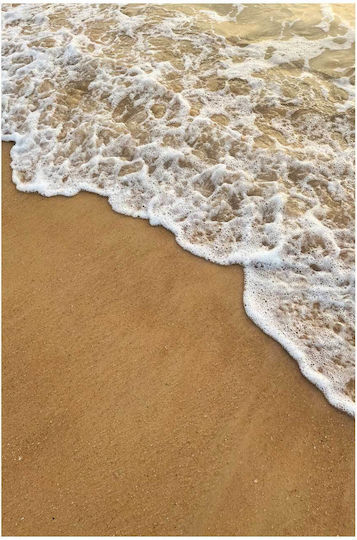 Painting Ocean Waves On Sandy Beach Waves Of Ocean On Sandy Beach 40x50