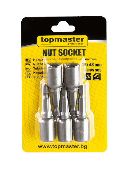 Topmaster Καρυδάκι με Μύτη Allen και Καρέ Υποδοχής 1/2''