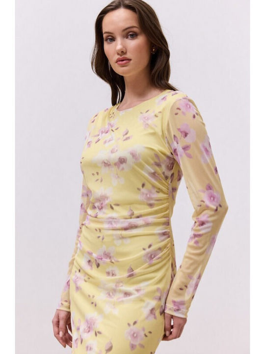 Summer Midi Dress for Wedding / Christening Yellow