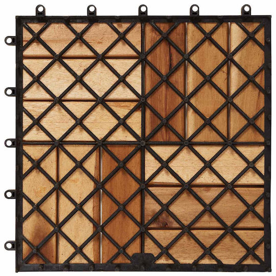 vidaXL Decking Board for Garden Flooring Made of Wood 30x30cm 20 Pieces