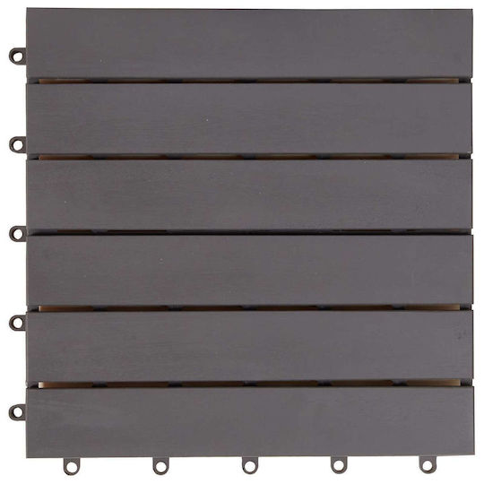vidaXL Material for Garden Flooring from Wood 30x30cm 30 Pieces