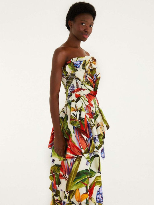 Summer Midi Floral Dress