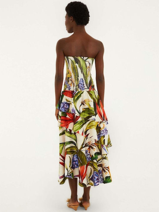 Summer Midi Floral Dress