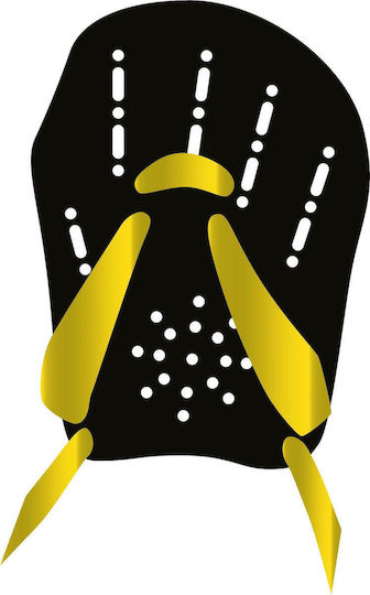 Cressi Aqua Energy Pro Swim Paddles Black Yellow