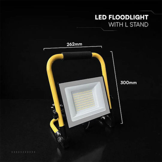 V-TAC Proiector de Lucru LED IP65 cu Luminozitate de până la 5000lm 10 bucăți