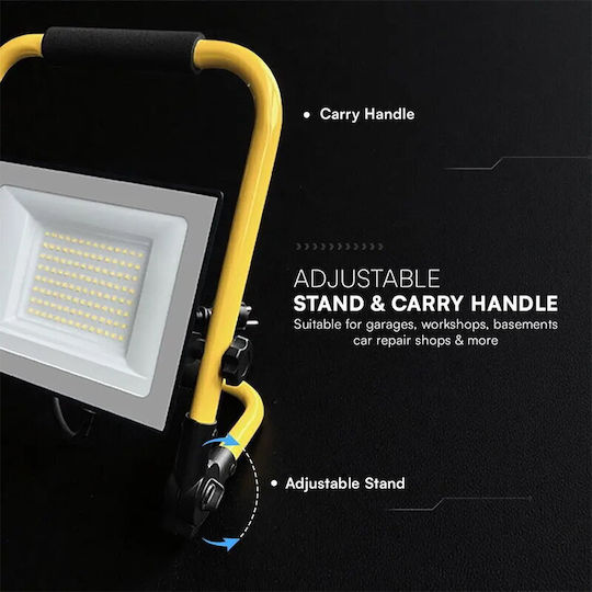 V-TAC Proiector de Lucru LED IP65 cu Luminozitate de până la 5000lm 10 bucăți