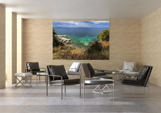 iLovePrints Serene Coastal Landscape Gemälde 120x80