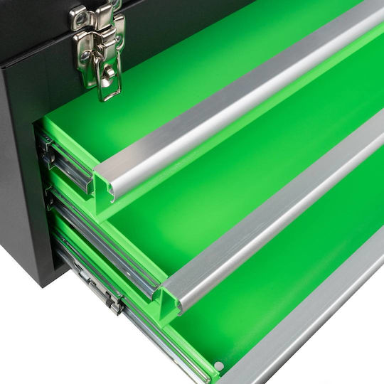 JBM Metallic Tool Carrier with 3 Drawers W53.4xD21.8xH28.8cm