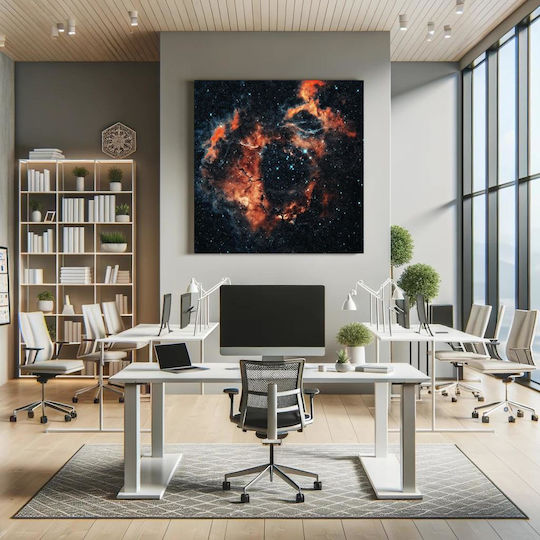 iLovePrints Gemälde Nebula In Space Νeφλώμα Στο Διάστημα 140x140