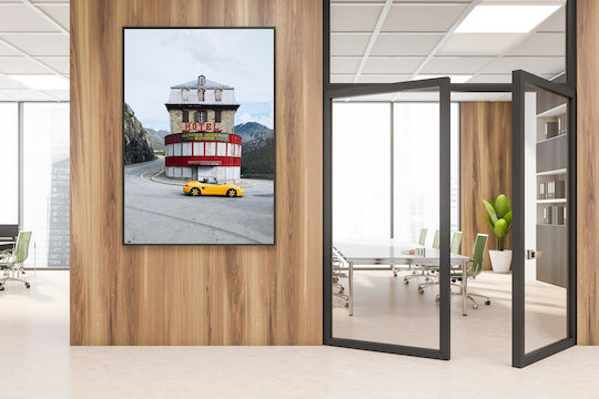 Vintage Hotel Sports Car Painting Vintage Hotel Sports Car 50x80