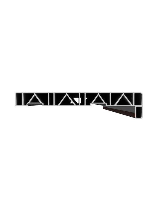 vidaXL Перваз на Прозорец PVC Ш160xВ20cm