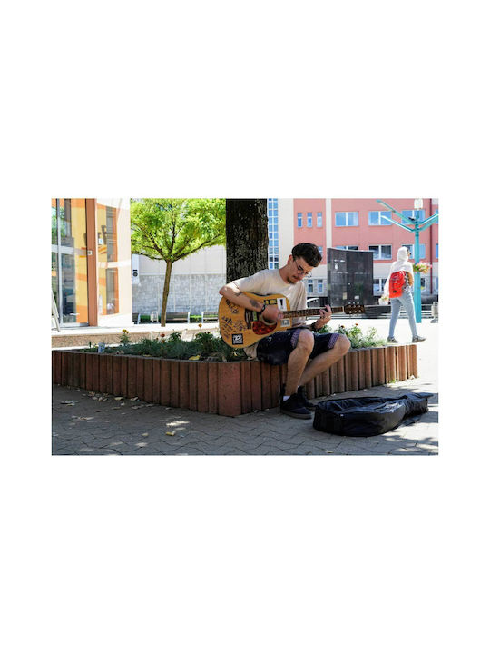iLovePrints Gemälde Straßenmusiker Spielt Gitarre 120x80