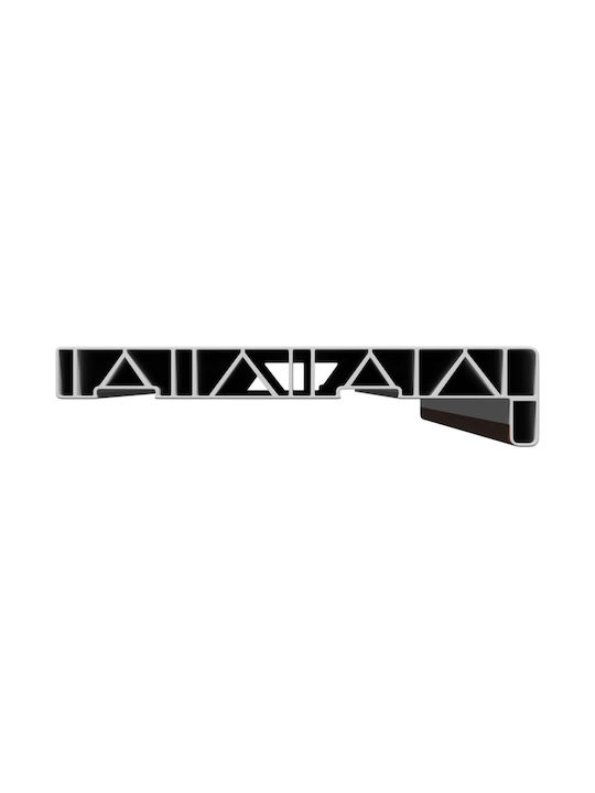 vidaXL Περβάζι Παράθυρου PVC Π60xΥ20cm
