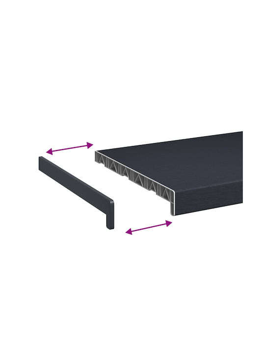vidaXL Holzfensterbank P80xH30cm