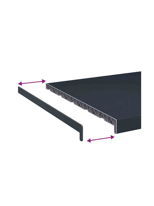 vidaXL Holzfensterbank P60xH50cm