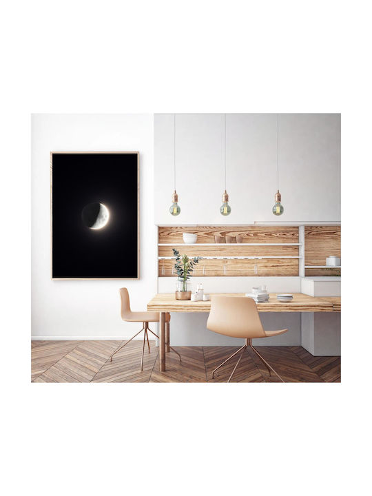 Panou Crescent Moon În Spațiu Semilună În Spațiu 100x150