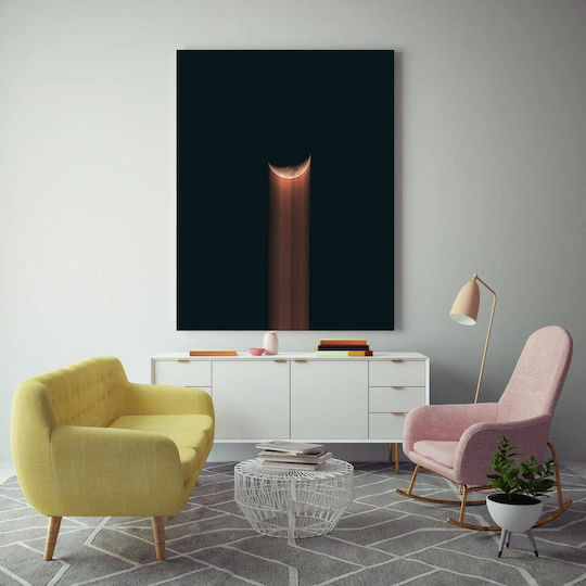 Gemälde Moonset In Space Σελήνη Στο Διάστημα 70x100