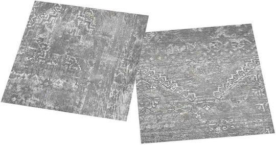 vidaXL Set Plastic Floor PVC with 20 Tiles L30.5xW30.5cm Gray