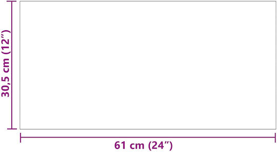 vidaXL Set Plastikboden PVC mit 28 Fliesen M61xP30.5cm Grau