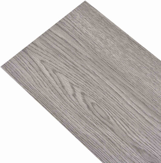 vidaXL Σετ Πλαστικό Δάπεδο PVC με 28 Πλακάκια Μ61xΠ30.5εκ. Γκρι