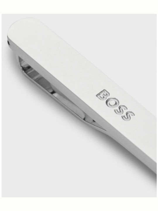 Boss Silver Tie Clip Bronze