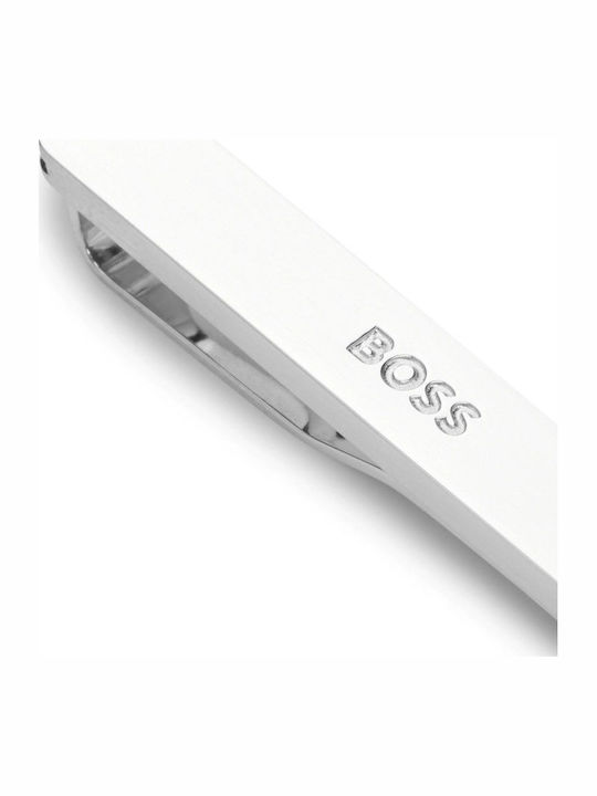 Boss Silver Tie Clip Bronze