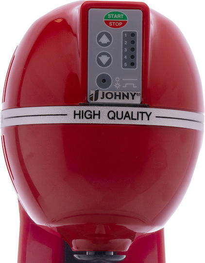 Johny Епъргелна кафемашина AK/2-5T Pulse ECO Червено 400W с 5 скорости