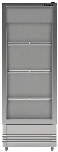Sanden Intercool Beverage Refrigerator 315L Single Door Height 165cm Width 56cm Length 51cm
