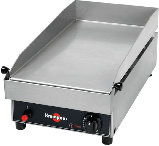 Krampouz LPG Commercial Flat Top Griddle 34x64x4.5kW with Flat Grill Plate
