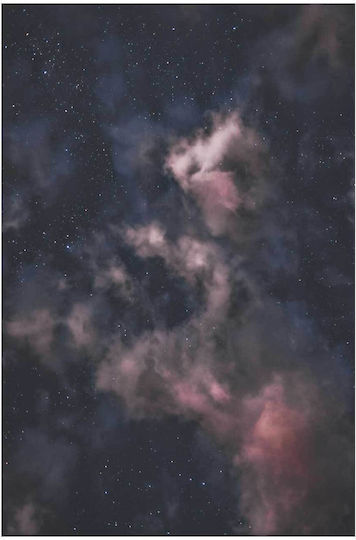 Панел Night Sky Stars Clouds Нощно Небе Звезди Облаци 70x100