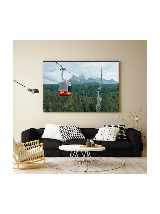 Панел Cable Cars In Mountains Телеферик В Планините 90x60