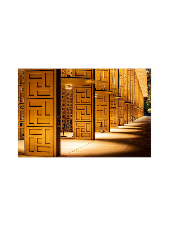 Panou Geometric Coloane Iluminate Geometrice cu Iluminare LED 150x100